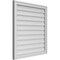 Ekena Millwork Vertical Surface Mount PVC Gable Vnt: Non-Functional, w/2"W x 1-1/2"H, Brickmould Frame, 30"W x 32"H GVPVE30X3202SN - alternate 3